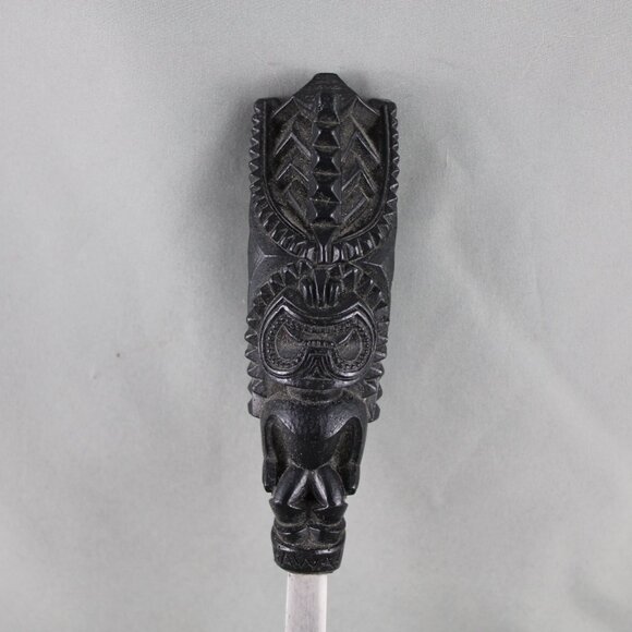 Vintage Tiki Letter Opener - Lono Top by Coco Joes - Made with Lava - Picture 2 of 5